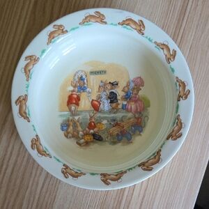 Royal Doulton Bunnykins Peter Rabbit Tickets Counter Children's Bowl